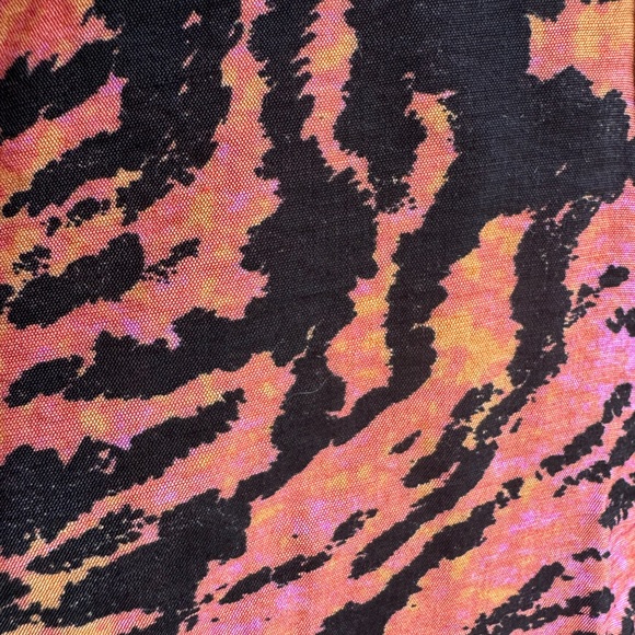 Tiger Print Shirt Dress - Picture 2 of 6